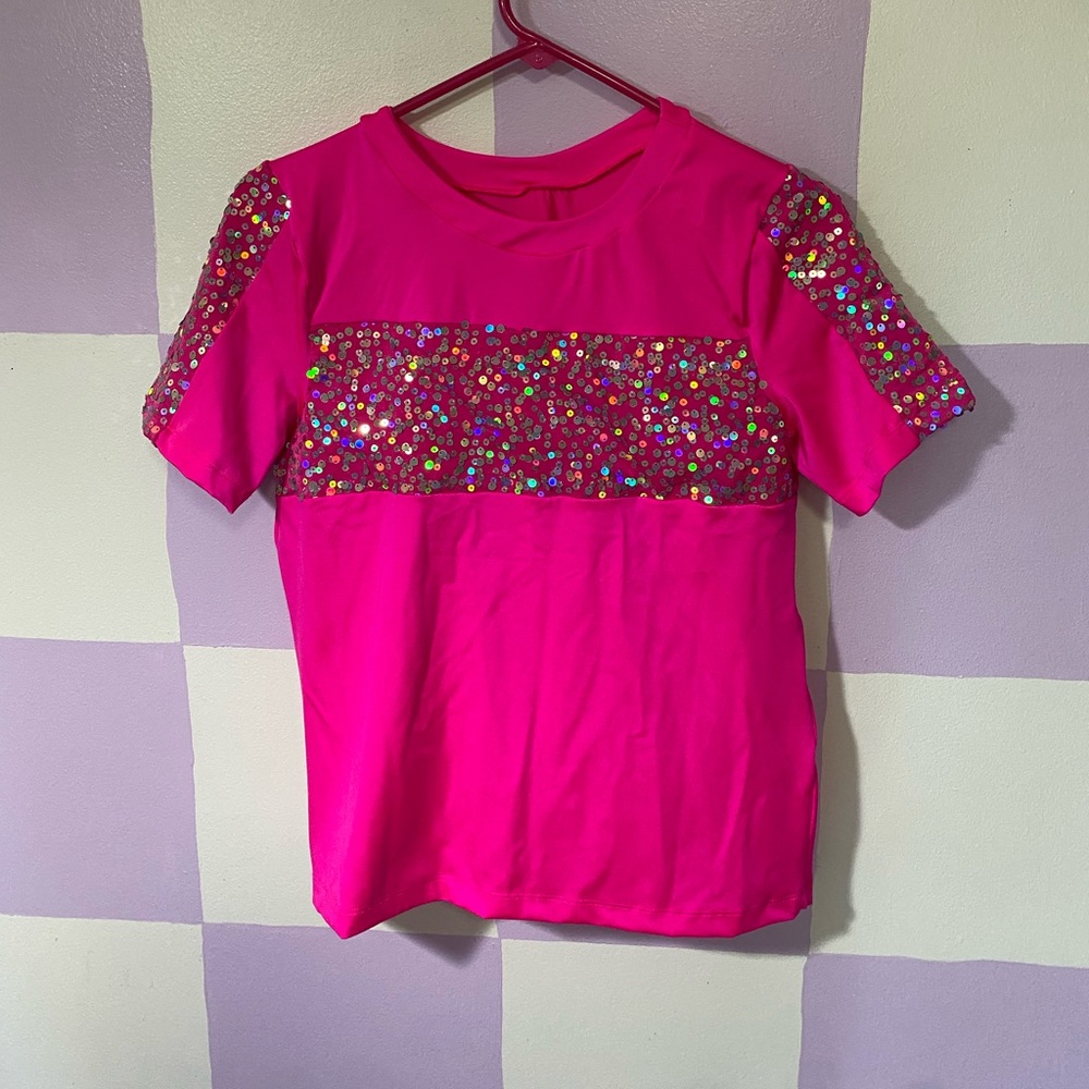 *3 for $12* Pink Sparkle Unisex Tee